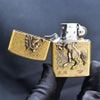 Bật Lửa Zorro Đồng Cổ Gắn Emblem Hình Ngựa Nổi 3D Z92047
