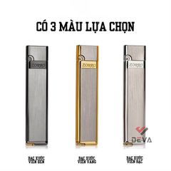 Bật lửa xăng đá chính hãng Zorro mini siêu nhỏ gọn Z668