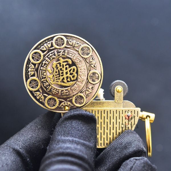 Bật Lửa Zorro Móc Khóa Đồng Xu Tiền Cổ Z623-401