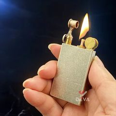 Bật lửa xăng đá chính hãng Zorro mũ chụp bấc phong cách retro Z761