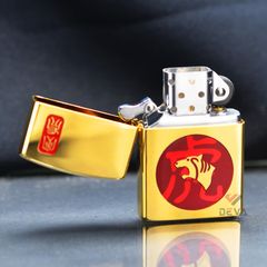 Bật lửa Zorro Vàng Họa Tiết Đầu Hổ Z91814