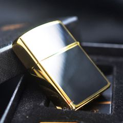 Bật Lửa Xăng Đá Zorro Sơn Mài Dải Hoa Văn Z9610