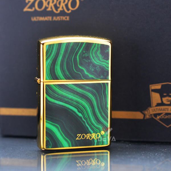 Bật lửa Zorro Sơn Mài Họa Tiết Lông Công Bản Giới Hạn Z91812