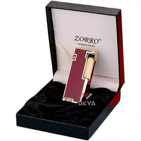 Bật lửa chính hãng Zorro sơn mài mở nắp tự động Z666