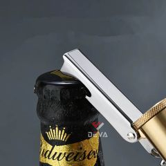 Bật lửa xăng đá Derui kèm bộ dụng cụ mở nắp rượu DR518