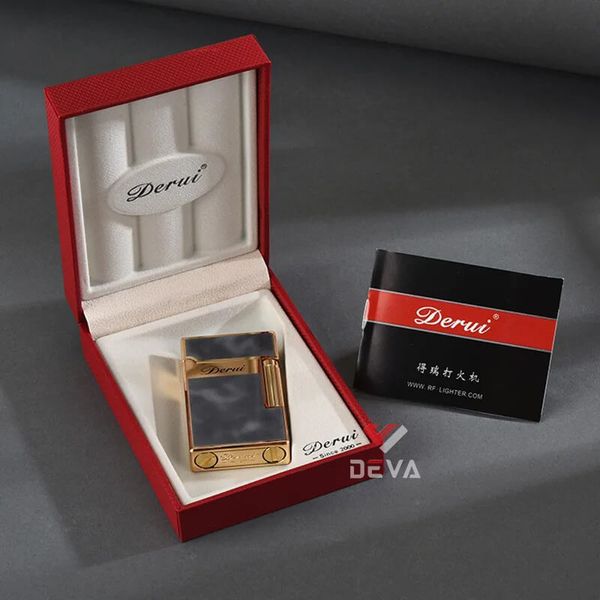 Bật lửa xăng đá chính hãng Derui phong cách hiện đại DR519