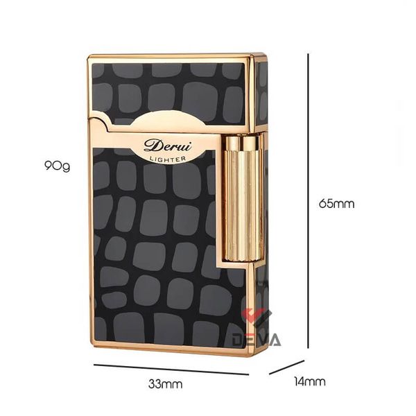 Bật lửa xăng đá chính hãng Derui phong cách hiện đại DR519