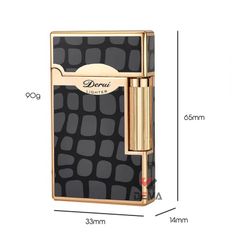 Bật lửa xăng đá chính hãng Derui phong cách hiện đại DR519