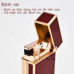 Bật lửa xăng đá chính hãng Derui phong cách thời trang DR517