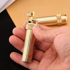 Bật lửa thủ công đồng nguyên khối phong cách Hermes TC45