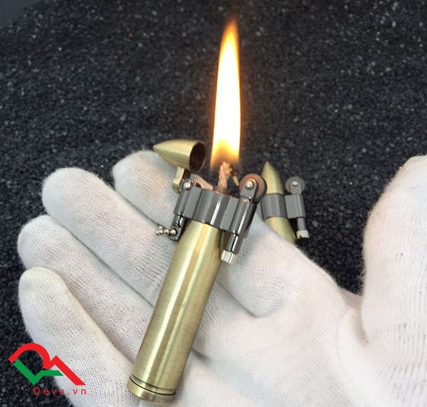 Bật lửa xăng đá hình viên đạn Dolphin HY677