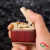 Bật lửa xăng đá vỏ gỗ Đàn Hương Jobon ZB 612A