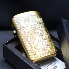 Bật Lửa Ronson Khắc Sâu Hổ Núi R11