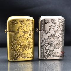 Bật Lửa Ronson Khắc Sâu Rồng Bay Lượn R10