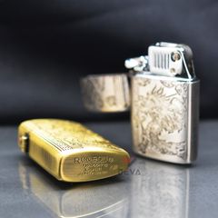 Bật Lửa Ronson Khắc Sâu Rồng Bay Lượn R10