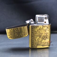 Bật Lửa Ronson Khắc Sâu Rồng Bay Lượn R10