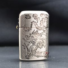 Bật Lửa Ronson Khắc Sâu Rồng Bay Lượn R10