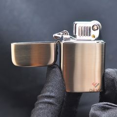 Bật Lửa Chính Hãng Mỹ Ronson Đồng Khối Trơn R06