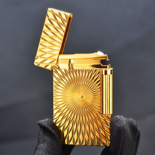 Dupont Xăng Đá 1 Lỗ Hoa Văn Ảo Giác 3D D39-DX