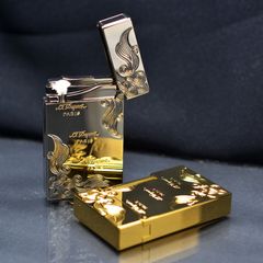 Dupont Xăng Đá 1 Lỗ Hoa Văn Cổ Điển DX23