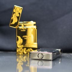 Dupont Xăng Đá 1 Lỗ Hoa Văn Cổ Điển DX23