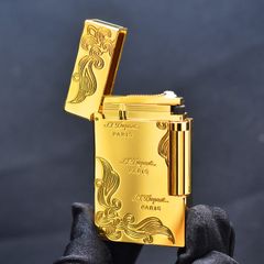 Dupont Xăng Đá 1 Lỗ Hoa Văn Cổ Điển DX23