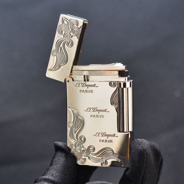 Dupont Xăng Đá 1 Lỗ Hoa Văn Cổ Điển DX23