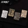 Bật lửa xăng đá Zorro bọc vỏ dày ốp hình Hổ gầm Z-KJ1018