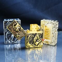 Bật lửa xăng đá Zorro bọc vỏ dày ốp hình Hổ gầm Z-KJ1018