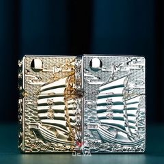 Bật lửa Zorro bọc vỏ dày con thuyền thuận buồm xuôi gió Z-KJ1017