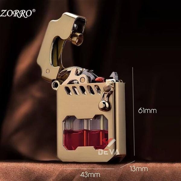 Bật lửa Zorro cần gạt xăng lộ thiên Z786