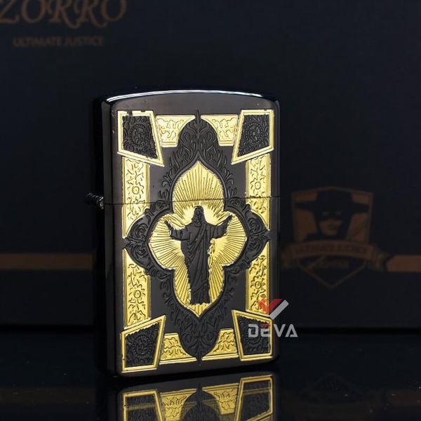 Bật lửa xăng đá Zorro chủ đề chúa Jesus bản giới hạn Z92139