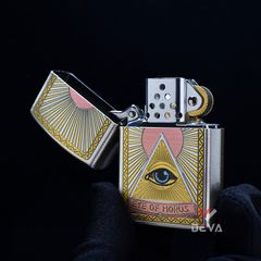 Bật lửa xăng đá Zorro hình con mắt của Horus bản giới hạn Z2-1130
