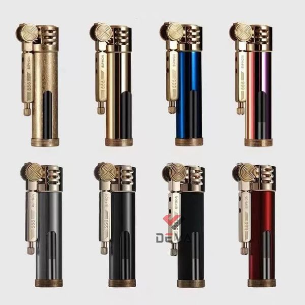 Bật lửa xăng đá chính hãng Zorro hình trụ kèm ô cửa trong suốt Z556