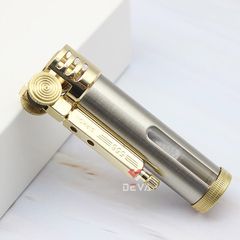 Bật lửa xăng đá chính hãng Zorro hình trụ kèm ô cửa trong suốt Z556