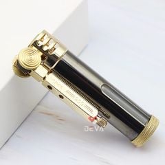 Bật lửa xăng đá chính hãng Zorro hình trụ kèm ô cửa trong suốt Z556
