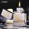 Bật lửa xăng Zorro hình rồng Á Đông mạ vàng bản giới hạn Z92113