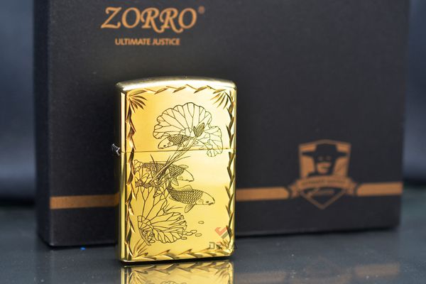 Zorro Viền Hoa Văn Chủ Đề Đàn Cá Chép Trong Đầm Sen Z91572