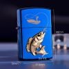 Bật lửa xăng đá Zorro ốp Emblem chủ đề câu cá bản giới hạn Z91912