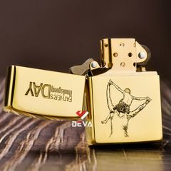 Bật lửa zippo cha con giới hạn khắc ăn mòn Father's day  Z129