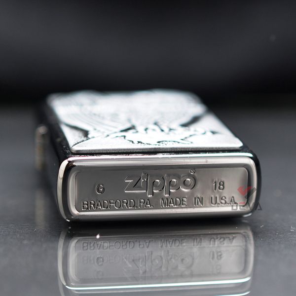 Zippo Ốp Emblem Đại Bàng & Logo Harley-Davidson Z75