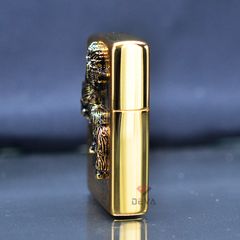 Bật lửa zippo chính hãng hình ngựa Unicorn Gold Z38