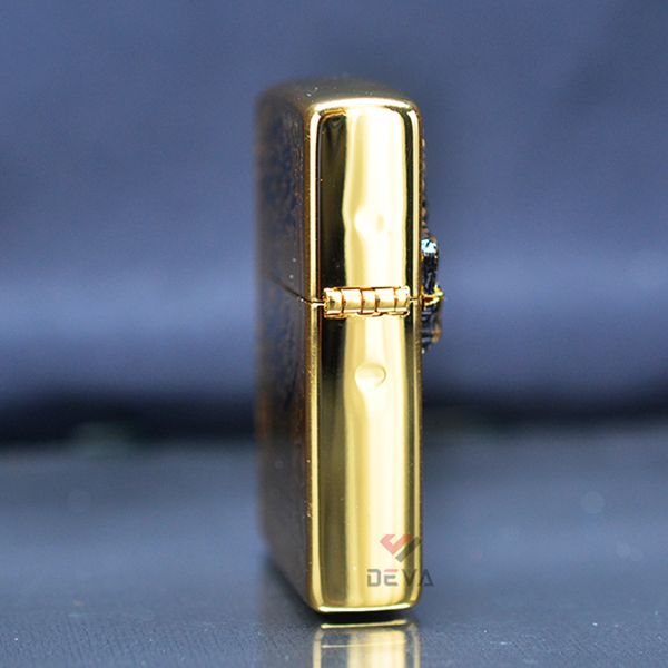 Bật lửa zippo chính hãng hình ngựa Unicorn Gold Z38