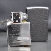 Bật lửa zippo chính hãng sơn mài đen Z01