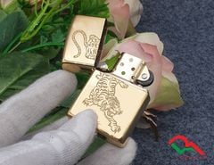 Zippo khắc ăn mòn con hổ Z313