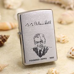 Zippo Founders lighter Brushed Chrome Z353