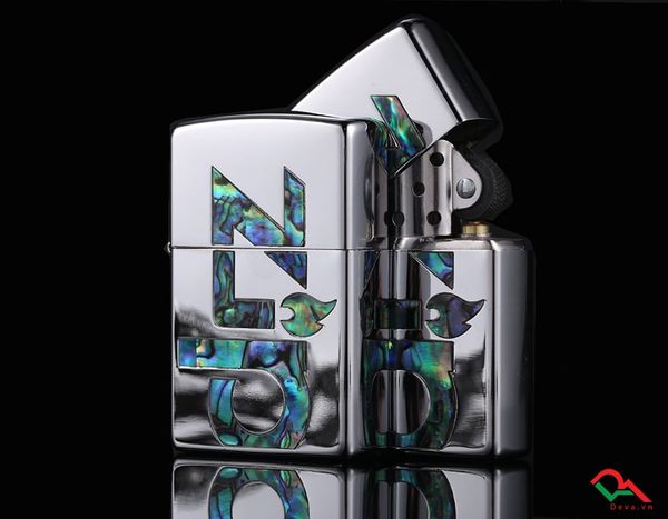 Zippo Khảm Trai chữ Zippo ZN137