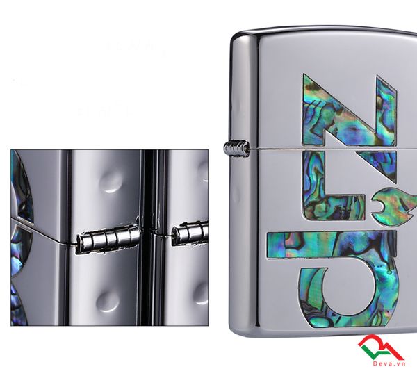 Zippo Khảm Trai chữ Zippo ZN137