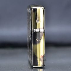 Bật lửa zippo hình bàn quay Roulette ốp gỗ Z25