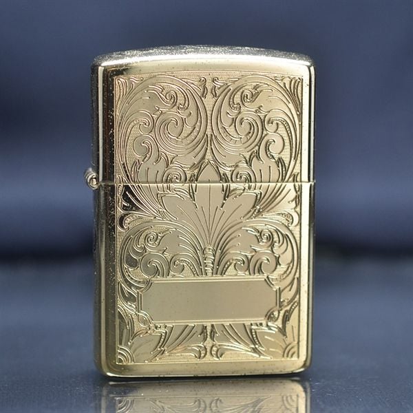 Zippo 1991 hoa văn 5 mặt mạ vàng C27